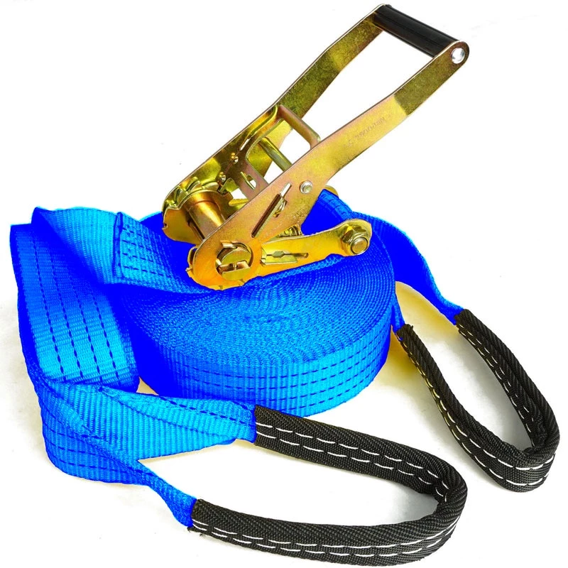 Kit Gupar azul de 15 metros com fita e catraca Kit Gupar azul de 15 metros com fita e catraca