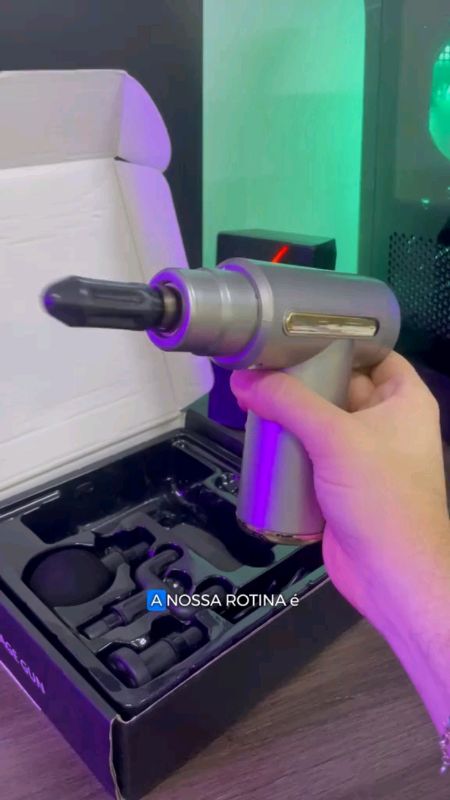 pistola massageadora
