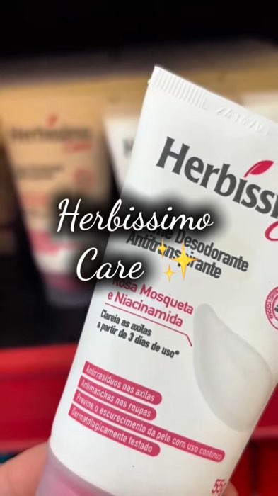 Herbissimo care com Rosa mosqueta #herbissimo #herbissimocare ##desodoranteclareador #desodoranteherbissimo #rosamosqueta
