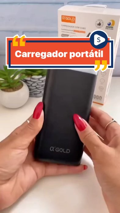 #carregador #carregadorportatil #carregadordecelular #fy #viral #acheinashopee