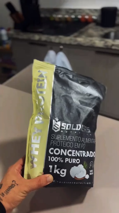 ￼Whey Protein Concentrado 1kg 100% Importado Soldiers Nutrition Suplemento Proteína Muscular #wheyprotein #whey #suplemento #proteina #treino