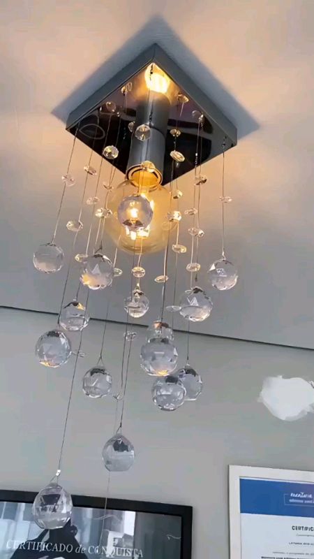 Lustre para sala, quarto em Acrílico Para Sala Hall. Compre com desconto exclusivo aqui.#lustre #decoracao #lustredeacrilico #sala #fy #viral #promo