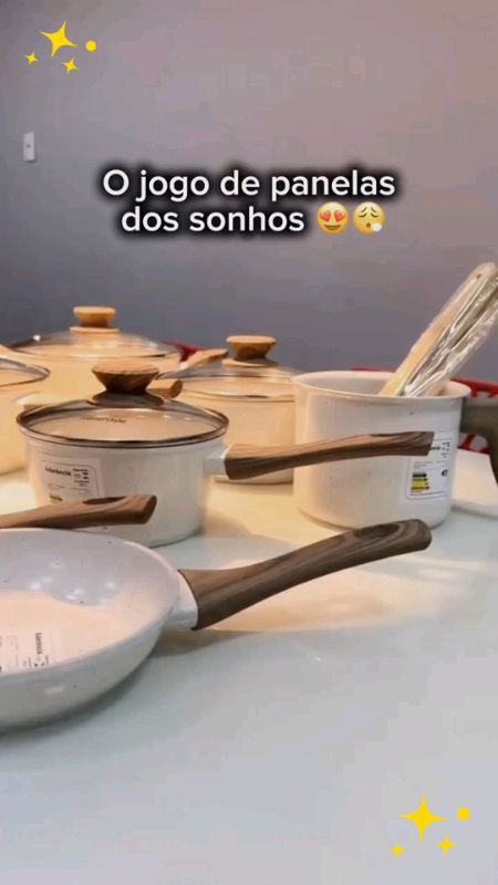Jogo De Panelas Indução #jogodepanelas #panelasceramica #cozinha #utensiliosdomesticos #revestimentoceramico #panelasinducao #cozinhaorganizada