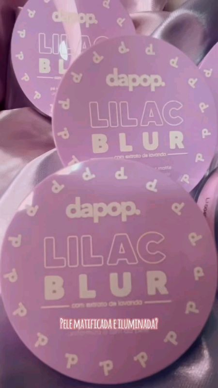 Pó Solto Lilac Blur  | Dapop #posolto #matte #Mate #antioleosidade #peleoleosa #matificante #semcor #sembrilho