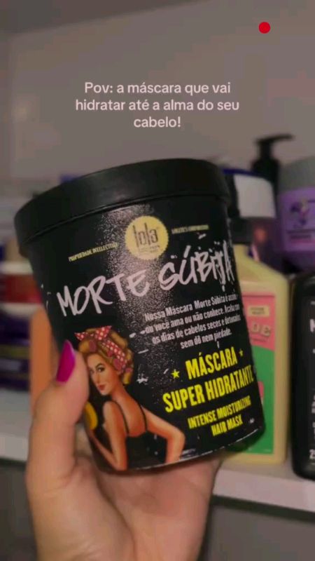 MASCARA DE HIDRATAÇÃO MORTE SUBTA #shopeevideos #mascara #mortesubta #cabelo #hidratacao