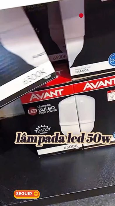 Lâmpada Led Bulbo 50W #casa #iluminaçao #lampada #luz #iluminacao