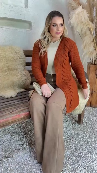 Casaco cardigan#modafemenina #viral #casaco