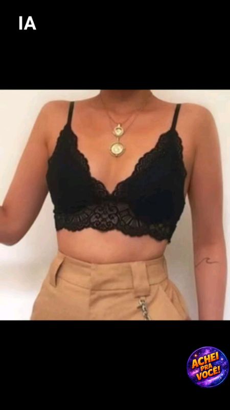 Top Cropped Rendado Sem Bojo Feminino Sutiã Lingerie Renda #top #cropped #rendado #sembojo #sutiã #croppedrendado #sutiarendado #sutiasembojo