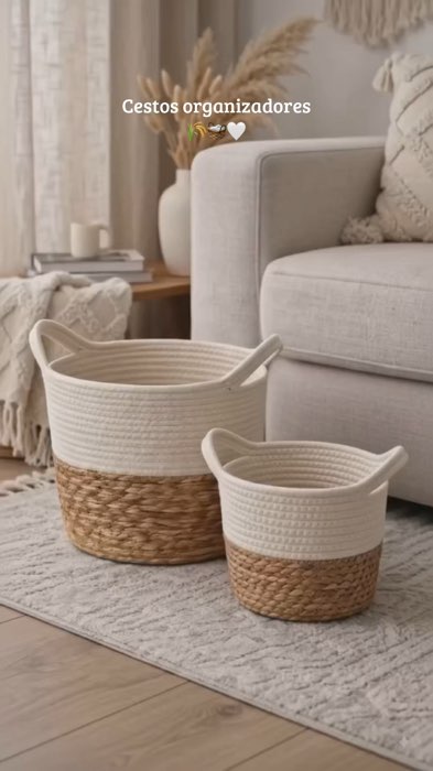 Cesto decorativo organizador fibra natural #cesto #cestoorganizador #organizador