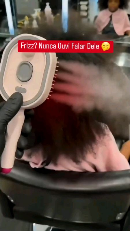 Escova Anti Frizz #cabelo #escova portátil #liso #brazil