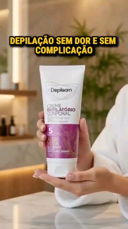 Creme depilatório 💓#depilação #beleza #PeleLisa