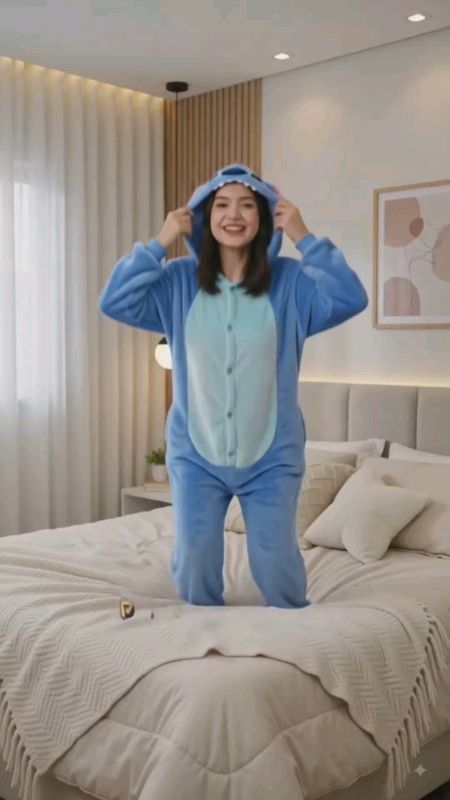 Pijama de inverno temáticos Infantil e Adultos