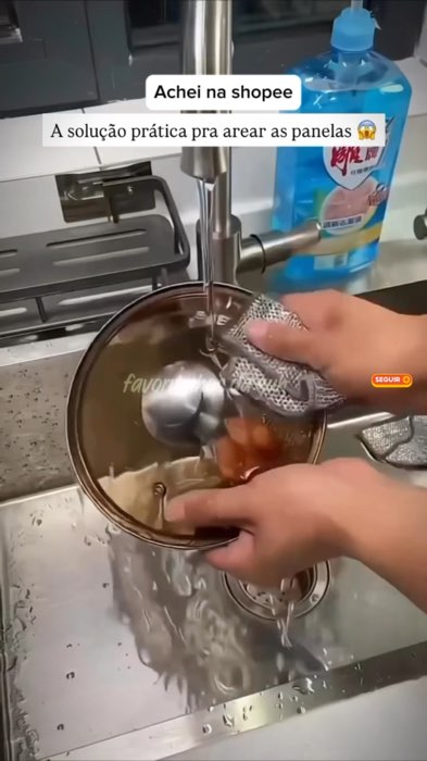 PanoDeAço #LimpezaPesada #CozinhaLimpa #LimpezaPrática #CasaImpecável #UtensílioDeLimpeza #LimpezaEficiente #CozinhaOrganizada #panomultiuso