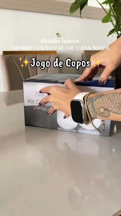 Jogo de copos Promoção imperdível🔥 Frete Grátis 🚚entrega super rápida #jogodecopos