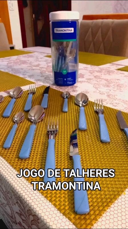 Faqueiro Tramontina Inox Jogo de Talheres Tramontina 20, 24 ou 30 Pçs #JogoDeTalheres #FaqueiroTramontina #Tramontina #Leme #Ipanema #NewKolor #Buzios