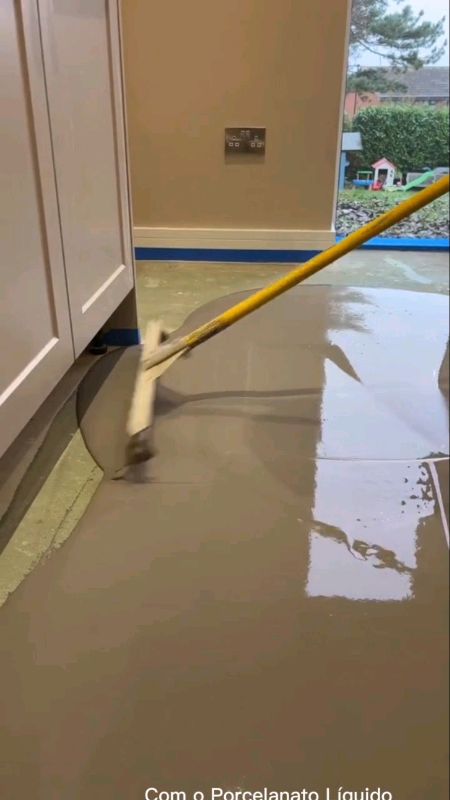 Porcelanato Liquido para piso 1 kg Autonivelante - Resina Epoxi e Endurecedor