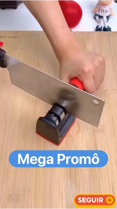 Afiador Amolador De Facas Em Aço Inox Com 3 Bordas #afiadordefacas #afiadordefaca #amoladordefaca #amoladordefacas #afiadoramoladordefacas #megapromô