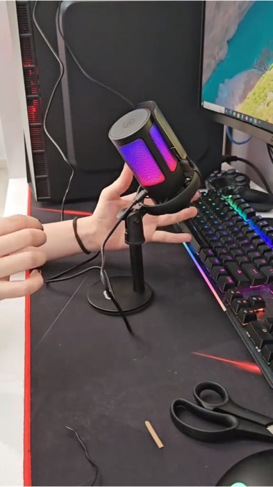 #microfone #gamer #microfonegamer #rgb