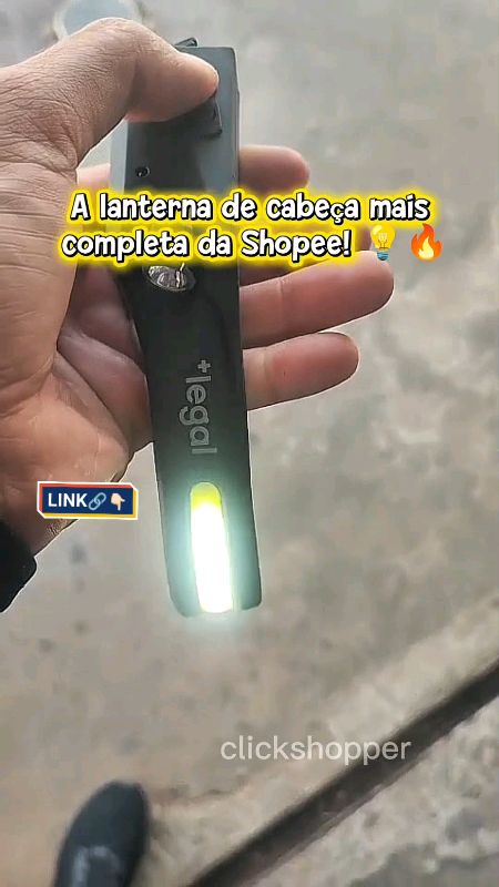 Laterna de cabeça#LanternaDeCabeça #LanternaRecarregavel #AcessoriosOutdoor #TrilhaNoturna #Campismo #AcessoriosShopee #Achadinhos #OfertasShopee