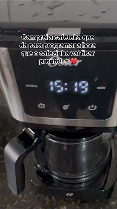 Cafeteira da Oster programável #oster #cafeteiraoster