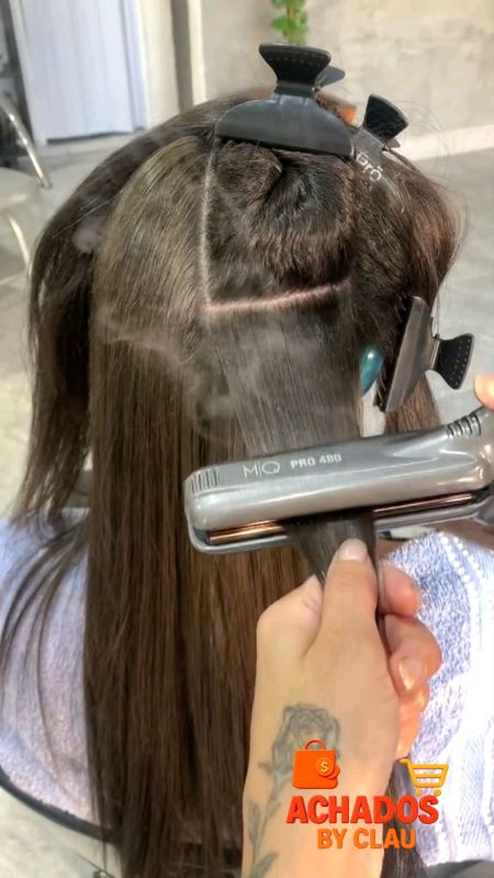 Prancha Mq Pro 480° Titanium Profissional Chapinha Bivolt #pranchamq #pranchatitanium #pranchacabelo #pranchaprofissional #prancha #blackfriday