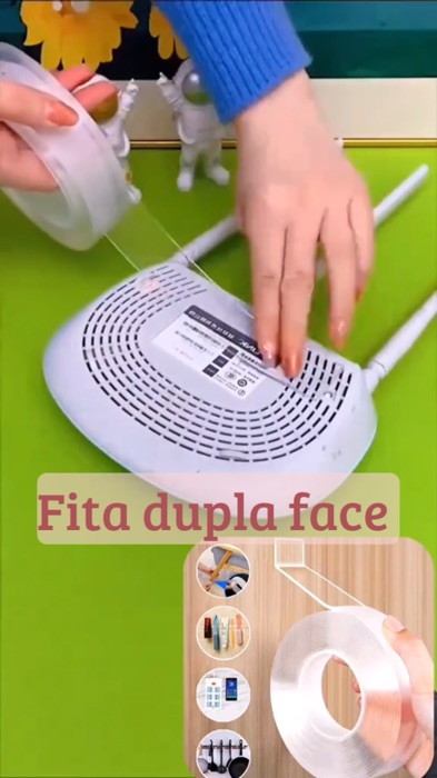 Fita Dupla Face Transparente NanoGel #fitaduplaface #duplaface #fitananogel #nanogel