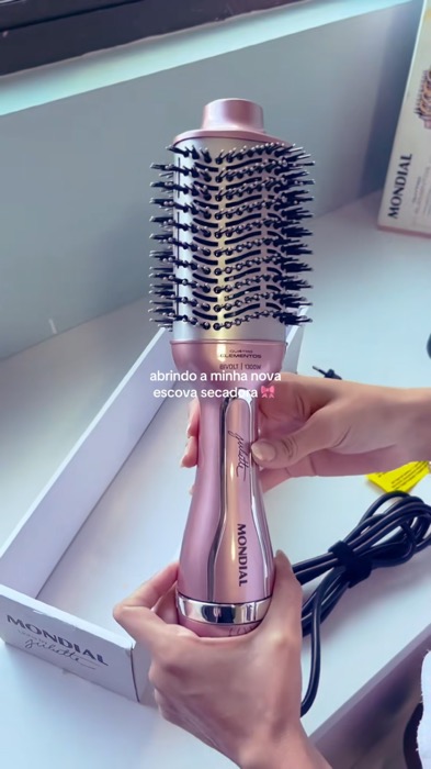 Escova Secadora Mondial by Juliette Bivolt #escovasecadora #mondial #cabeloliso #byjuliette