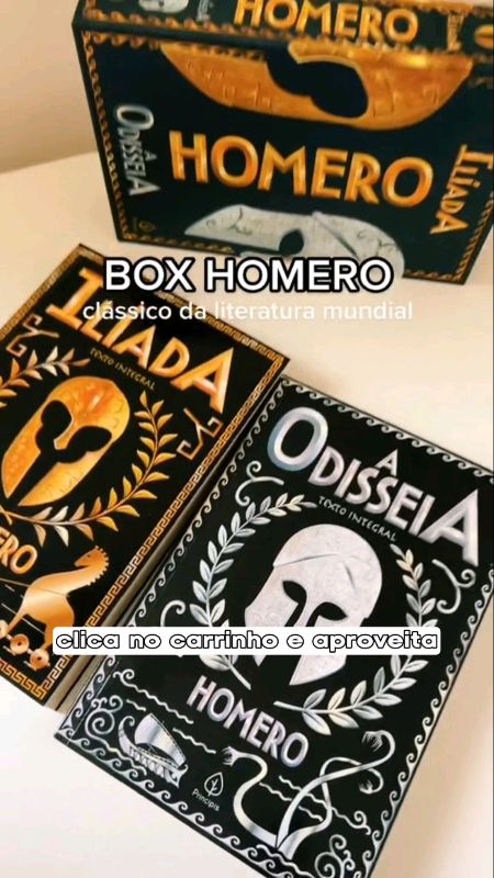 #boxhomero #iliada #odisseia #livro #box #guerra #literatura #classico