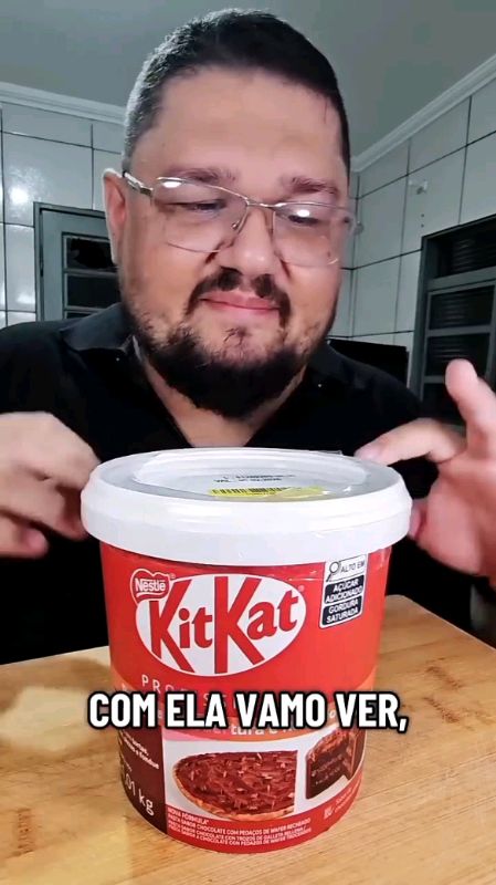 pasta cremosa kit kat 1,01kg nestle cobertura recheio #pasta #kitkat #nestle #cobertura #recheio #cremosa