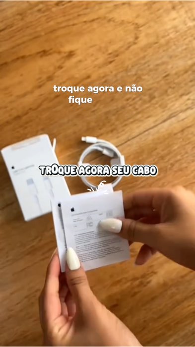 Cabo de iPhone #cabodeiphone #caboiphone #carregadoriphone #acessorioscelular #iphone #carregamento #tecnologia