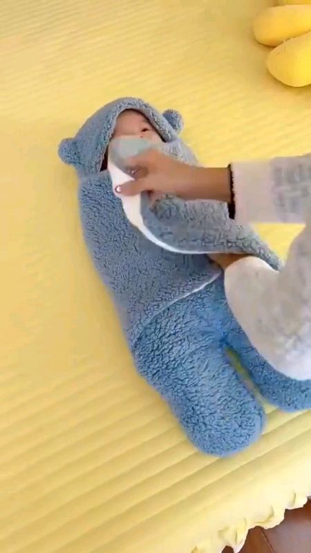 Saco de Dormir Bebê Ursinho. Adicione ao carrinho. #sacodedormir #sacodedormirparabebe #shopee  #bebeconfortavel #bebequentinho #publi