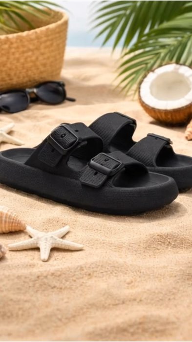 Chinelo de tira confortavel ajustavel unissex masculino e feminino #chineloconfortavel #chinelounissex #sandaliaajustavel #modaverao