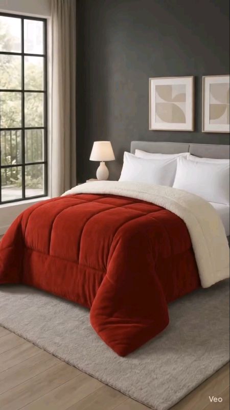 Cobertor Coberdom sherpa la de carneiro #dicas #itensuteis #casa #quarto #cobertor #coberdom #sherpa #ladecarneiro #frio