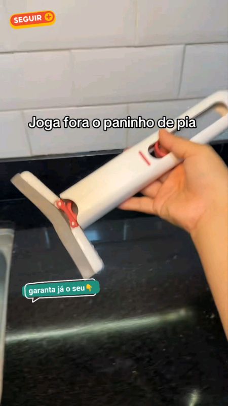 mini Mop pia, mini Mop limpeza, mini esfregão portátil, rodo de pia cozinha #minimop #minimoppia #minirodopia #minirodo #rododepia #miniesfregao #mop