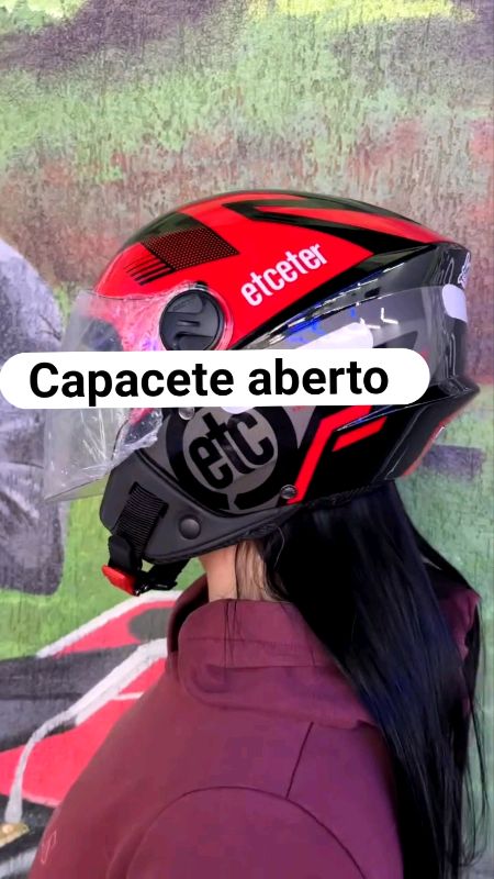 Capacete aberto etceter new liberty 3 open moderno #capacete #etceter #liberty #Open #cliqueaqui #shopee #shopeebr #shopeevideos #moto