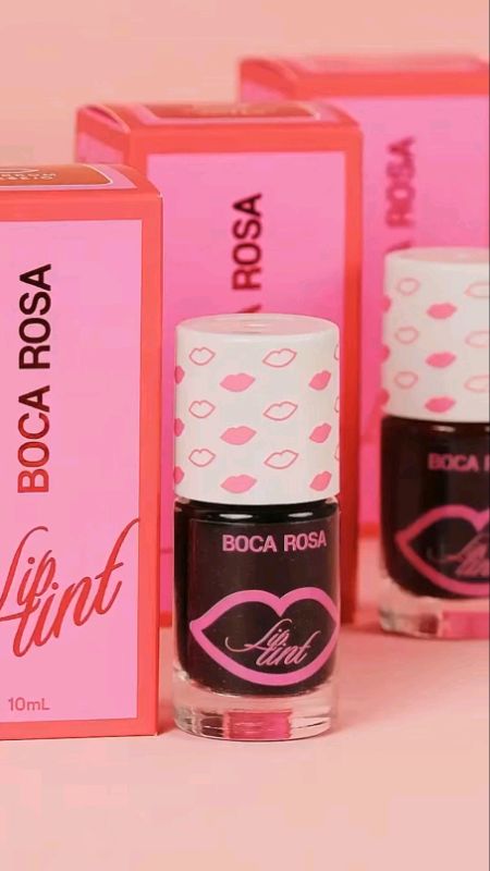 LIP TINT BOCA ROSA #liptint #bocarosa #liptintbocarosa #blush #batom #lançamento #maquiagem #make #belezafeminina #beleza
