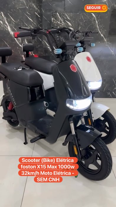 ￼Scooter (Bike) Elétrica foston X15 Max 1000w 32km/h SEM CNH #publi #scooter #bikeeletrica #bicicletaeletrica #foston #motoeletrica #scooter #SemCNH