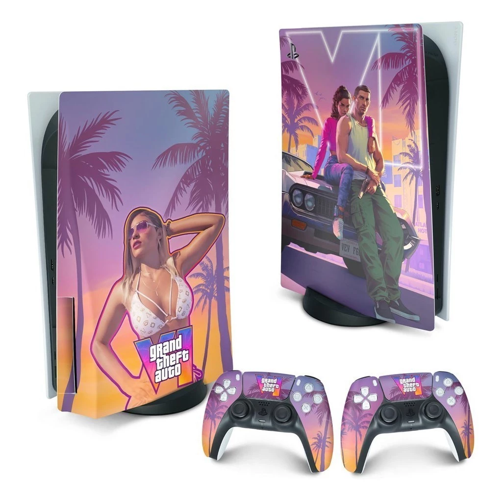 Skin adesivo GTA VI para PS5 Fat