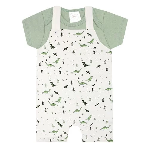 Conjunto Jardineira Menino E Menina Roupas de Bebê Conjunto Bebê