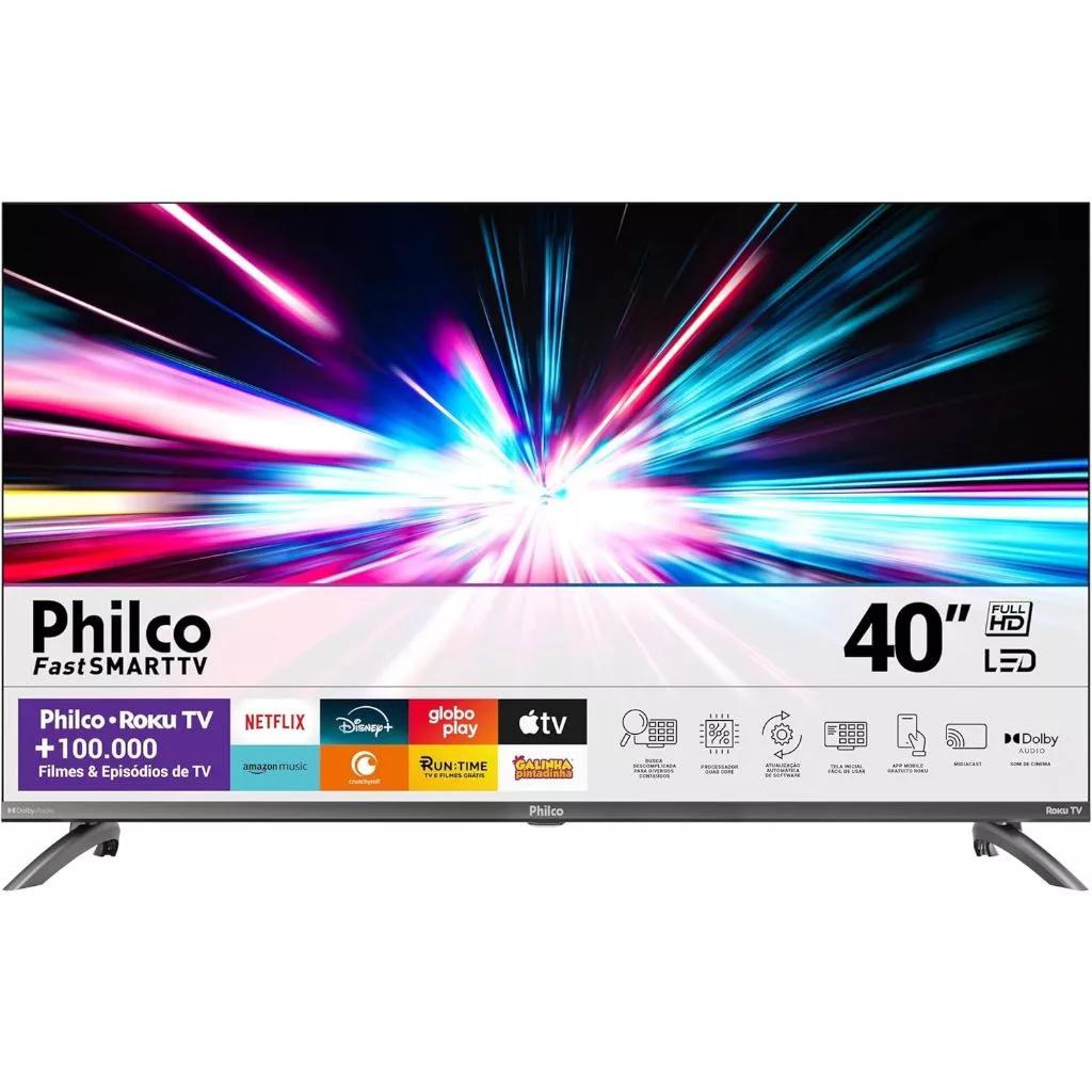 Smart Tv PTV40M9GR2CGB Roku TV Led Dolby Áudio