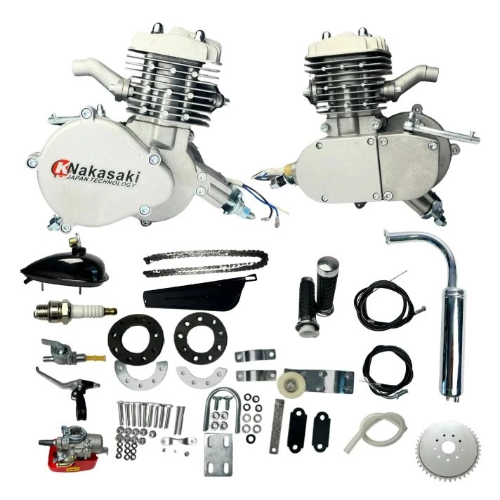 Kit Completo Motor Para Bike 80 Cilindradas Bicicleta Motorizada
