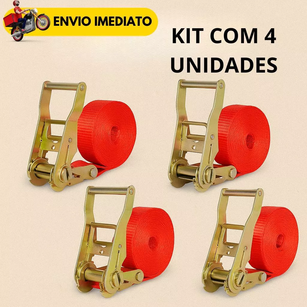 Cintas com Catraca para Carga