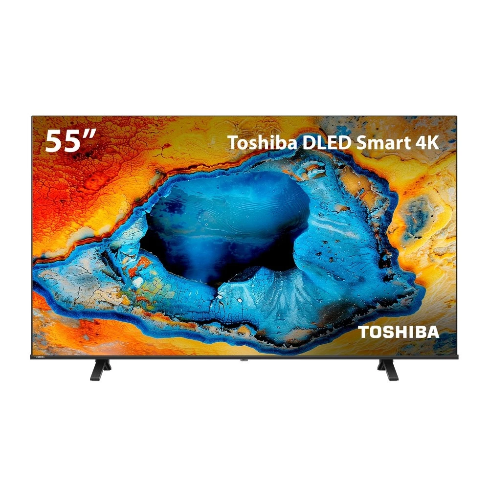 Smart TV DLED 55 4K DLED  Toshiba 55C350NS VIDAA 3 HDMI 2 USB Wi-Fi