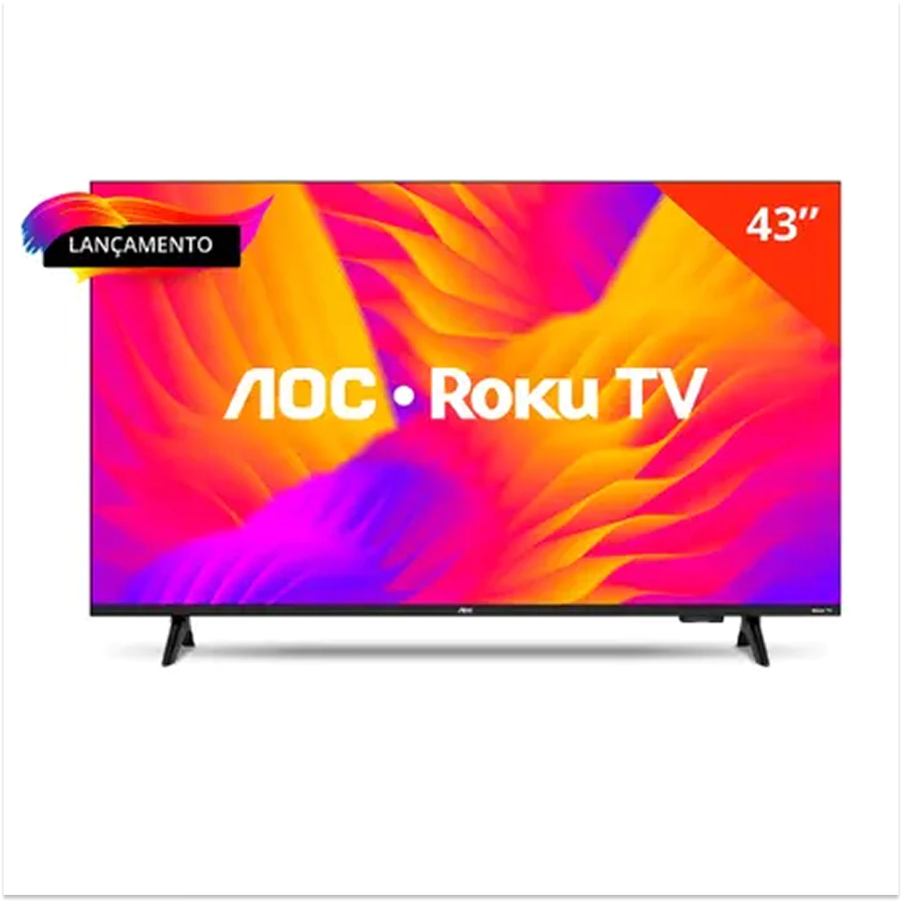 Smart TV 43" LED Roku Full HD Wi-Fi 60Hz HDMI USB 43S5135