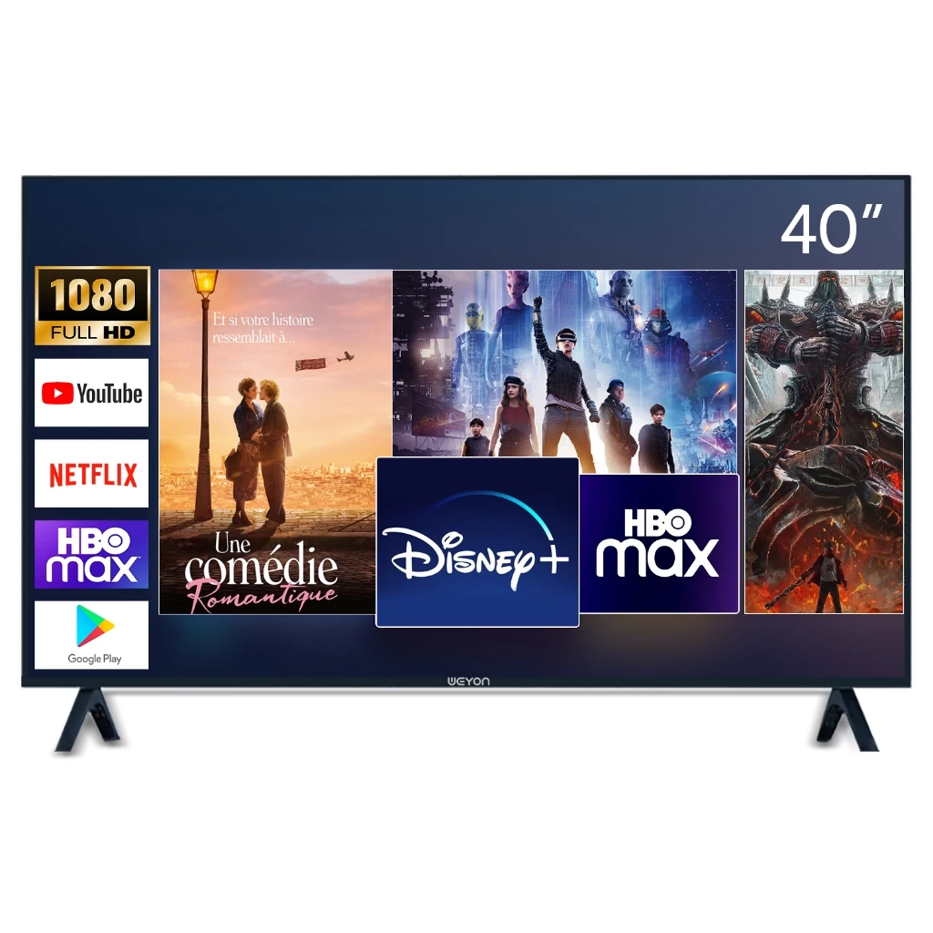 Smart Tv 40 Full Hd Wifi 100/240v Weyon Android 14 Tv 40WDSNBX