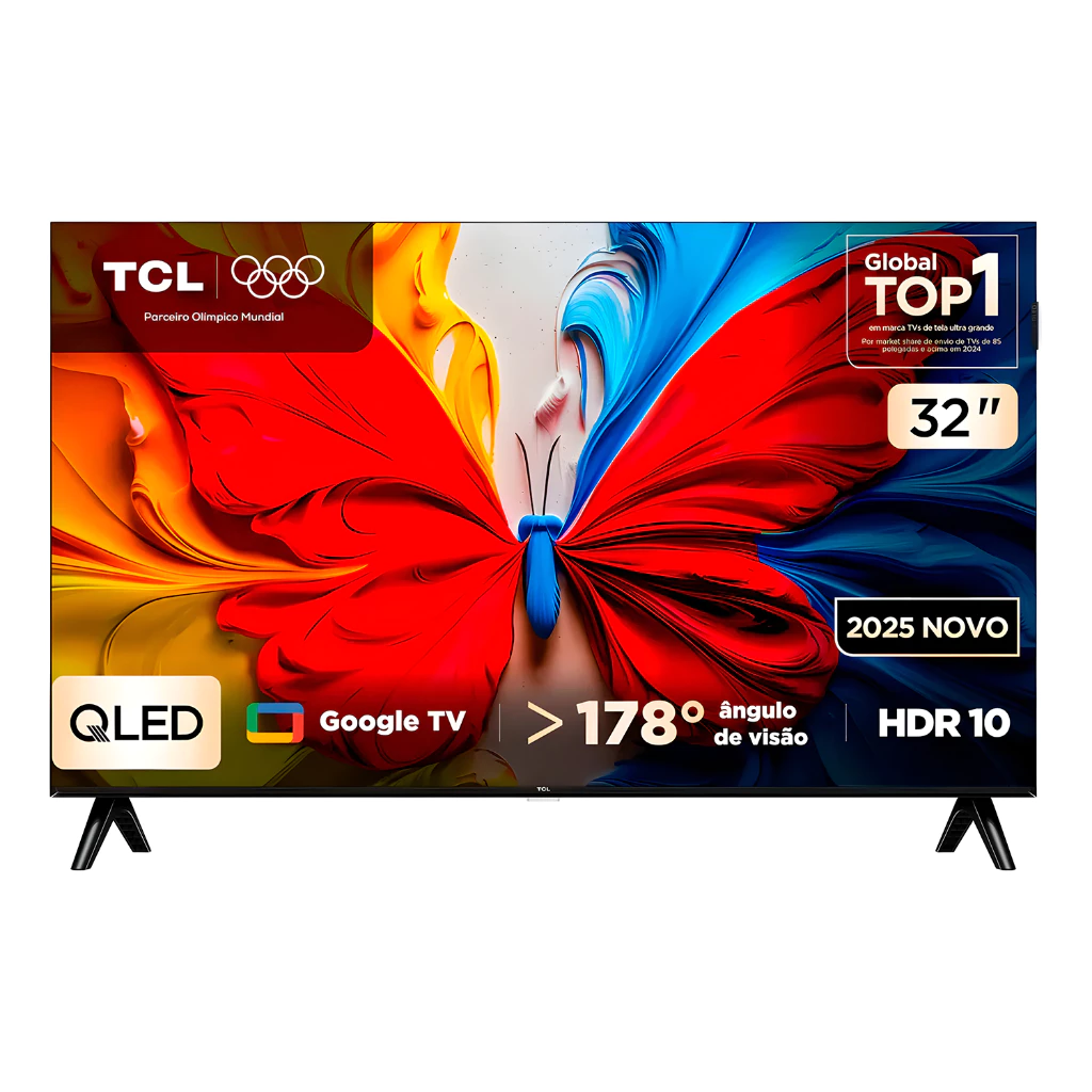 Smart TV 32 TCL QLED Android Wi-Fi Bluetooth 32S5K