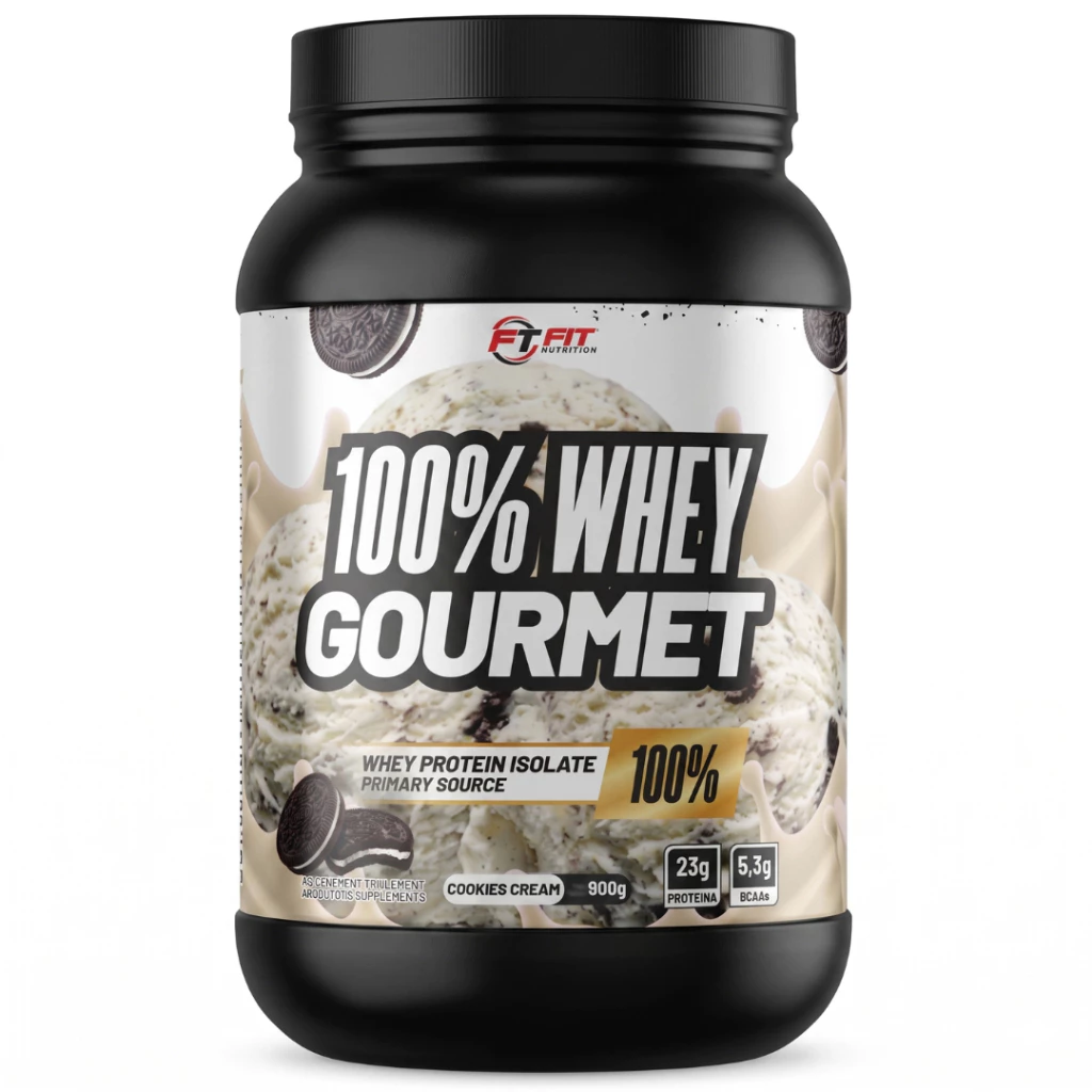 Whey Protein Gourmet 100% Concentrado Isolado Whey de 23g Proteína