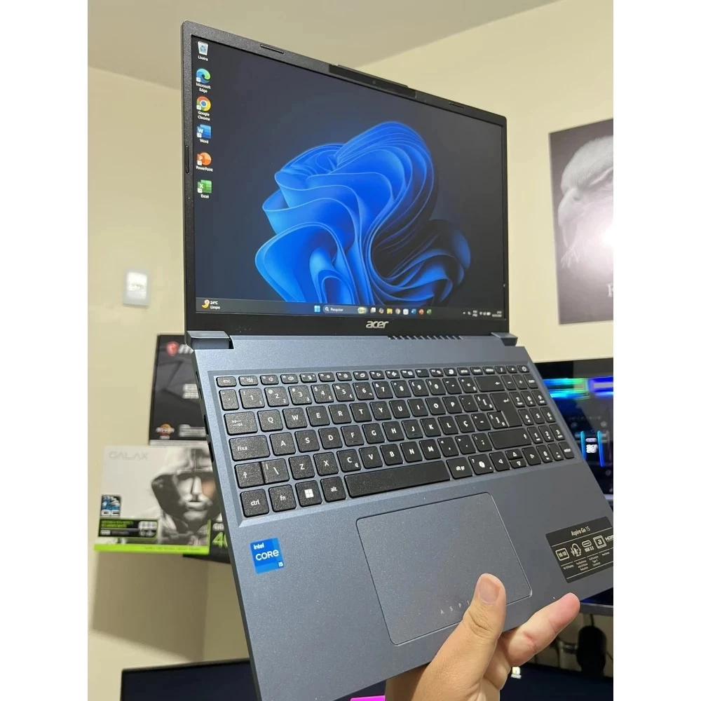 Notebook AcerV2 i5 13º DDR5 16GB RAM DDR5 SSD 512GB, 15.6 Lançamento 2026 Notebook Rápido para Trabalho e Estudos