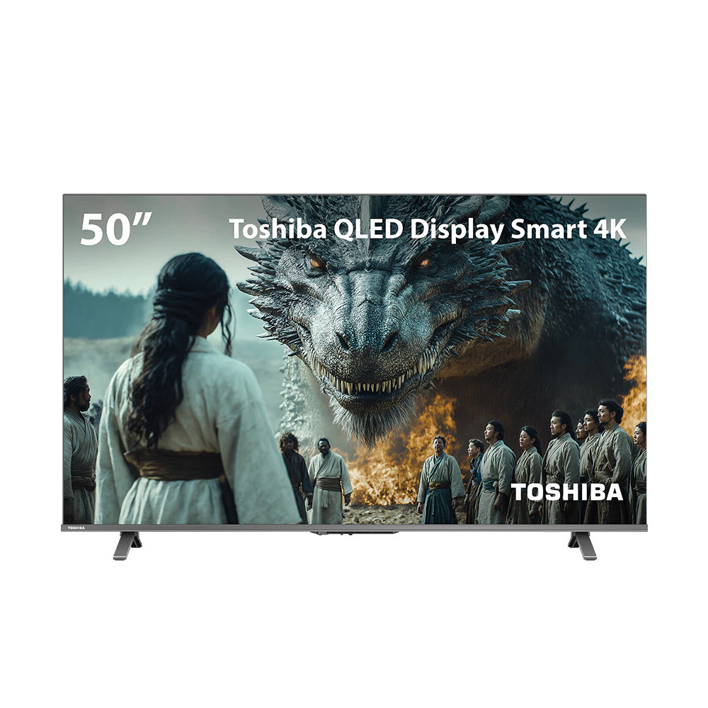 Smart TV QLED 50 4K Toshiba Google TV 3HDMI 2USB Wi-Fi - TB059E