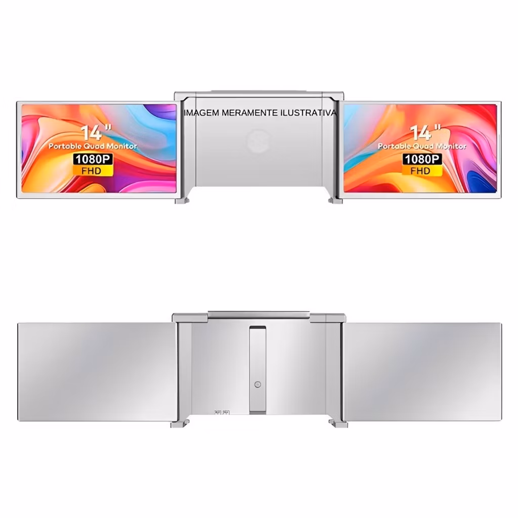 Extensor Tela Dupla Notebook 14 Polegadas 1920x1080 Full HD